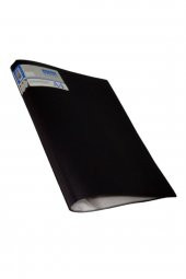 Sunum Dosyası 20 Sayfa Siyah (Hazır Poşet Dosyalı) 1 Adet - 1