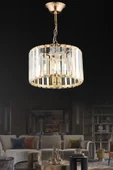 Luna Lighting Modern Luxury Kristal Gold Avize - 1