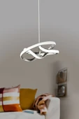 Luna Lighting Vino Riserva Model Krom Kaplama Metal Salon Mutfak Oturma Yatak Odası Modern Led Sarkıt Avize - 1