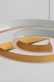 Luna Lighting Melodi Model Gold Renk Metal Salon Mutfak Oturma Yatak Odası Modern Led Sarkıt Avize - 4