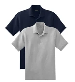 Erkek 2'li Çekmeyen Pamuklu Kumaş Regular Fit Standart Kesim Polo Yaka Tişört POLOYAKA-T-SHIRT2 - 4