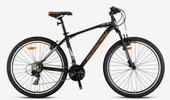 KRON XC 75 26 JANT 21 VİTES V FREN KELEBEK VİTES FULL SHIMANO SİSTEM-MAT SİYAH-NEON TURUNCU/BEJ(KRN25-046) - 1