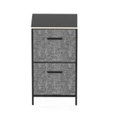 Çok Amaçlı Dolap 2 Çekmeceli Orta Boy Komodin Sehpa Füme 1605 - 6