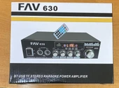 FAV 630-BT-USB STEREO-2X40 WATT 220 VE 12 VOLT GİRİŞLİ KUMANDALI POWER ANFİ - 1