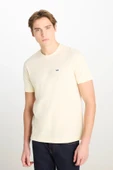 Lee Regular Fit Normal Kesim Bisiklet Yaka Ekru Tişört thumbnail 1