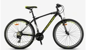 KRON XC 75 26 JANT 21 VİTES V FREN KELEBEK VİTES FULL SHIMANO SİSTEM-MAT SİYAH-NEON SARI/BEJ(KRN25-048) - 1