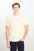 Lee Regular Fit Normal Kesim Bisiklet Yaka Ekru Tişört thumbnail 2