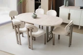 Zen mdf masa + 6 sandalye - 1