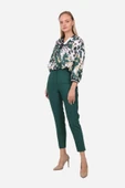 Kadın Leopar Desenli Bluz FRN1106 - 1