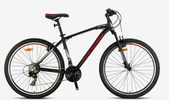 KRON XC 75 26 JANT 21 VİTES V FREN KELEBEK VİTES FULL SHIMANO SİSTEM-MAT SİYAH-KIRMIZI/BEJ(KRN25-049) - 1