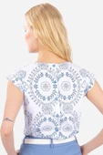 Kadın Brode Detaylı Bluz FRN6002 - 6