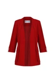 Kadın Apalet Detaylı Blazer Ceket FRN70703 - 3