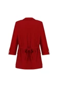 Kadın Apalet Detaylı Blazer Ceket FRN70703 - 4