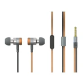 PDAteknoloji Metalik Stereo Mikrofonlu Kulaklık 1.2m Kahverengi GM-999K - 1