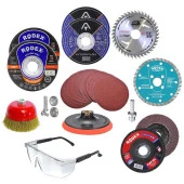 100 PARÇA Spiral Taşlama Cırt Zımpara İnox Metal Kesici Flap Disk thumbnail 1