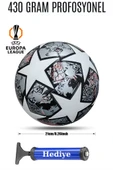 UEFA Şampiyonlar Ligi Futbol Topu 430 Gram Kaliteli Maç ve Antreman Pompa Hediyeli - 3
