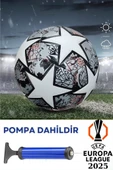 UEFA Şampiyonlar Ligi Futbol Topu 430 Gram Kaliteli Maç ve Antreman Pompa Hediyeli - 1