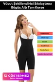 İz Göstermeyen Kaymaz Toparlayıcı Destekli Vücut Şekillendirici Sıkılaştırıcı Gögüs Altı Tam Korse thumbnail 1
