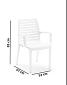 Omnipazar SY-2503 Plastik Adam Bahçe Koltuk Sandalye 4'lü Set - 2