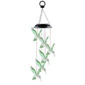 Solar LED Işıklı Kuşlu Bahçe Dekoru 6 LED'li  Renkli Işık - 4