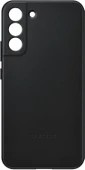 Samsung Galaxy S22+ Plus Hakiki Deri Kılıf, Siyah Lether Cover EF-VS906 - 8