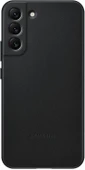 Samsung Galaxy S22+ Plus Hakiki Deri Kılıf, Siyah Lether Cover EF-VS906 - 1