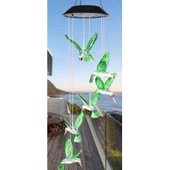 Solar LED Işıklı Kuşlu Bahçe Dekoru 6 LED'li  Renkli Işık - 3