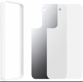 Samsung Galaxy S22+ Plus Çerçeveli Kılıf Frame Cover, Beyaz EF-MS906C thumbnail 9