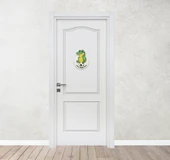 Taraftar Bursaspor BS Timsah Yeşil Beyaz Çocuk Bebek Yeni Doğan Kapı Duvar Dolap Süsü Hediye - 4