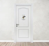 Taraftar Beşiktaş BJK Kara Kartal Siyah Beyaz Çocuk Bebek Yeni Doğan Kapı Duvar Dolap Süsü Hediye - 4