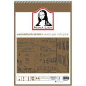 Südor Eskiz Defteri Kraft Mix A4 Telli 100 GR 50 YP MN23-4 - 1