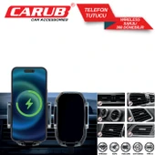 CARUB Telefon Tutucu Araç İçi Wireless Şarjlı - 1