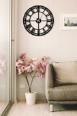 Eysa Elegance Dekoratif Metal Duvar Saat 50x50CM - 5