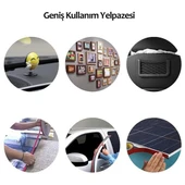 2 Metre Güçlü Yapışkanlı Çift Taraflı Slikon Pratik Şeffaf Bant - 4