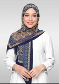 Likralı Vual Etnik Desenli Şal - 04970 - 2