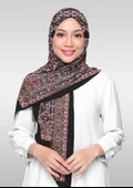 Likralı Vual Etnik Desenli Şal - 04970 - 5