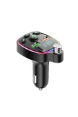 Bluetooth Araç Kiti Araç Fm Transmitter USB Type-C MP3 SD Kart Flash Için Uygun PD Çakmaklık Girişli - 1