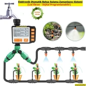 Otomatik Sulama Saati Zamanlayıcısı Bahçe Sulama Elektronik Sistemi (Lcd Ekran - Dijital Programlanabilir) - 1