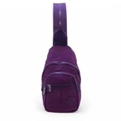 Body Bag Göğüs Çantası Klinkır Kumaş Çok Cepli 30*18 Cm Bady Bag Sırt Çantası Hafif Kumaş - 5