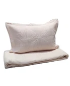 BAHAR DROP ÇİFT KİŞİLİK YATAK ÖRTÜSÜ PUDRA thumbnail 2