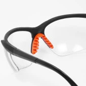 Baymax İş Güvenlik Gözlüğü Koruyucu Silikonlu Gözlük S600 Şeffaf thumbnail 5