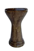 Profesyoneller Için Döküm Mısır Darbuka Ağırlık ( 4 Kg Ahşap Desen) Gigbag Çanta - 5