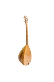 Kısa Sap Baglama Saz Nokta Sedefli Stand Kılıf Tel Takımı Tezene - 3