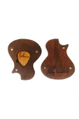 Kişiye Özel Isim Yazılabilir Ahşap Gitar Pena Kutusu - Gitaristler Icin Özel Tasarım thumbnail 1