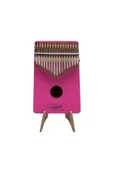 Kalimba Full Set - Hediye Paketi- Stant-parmak Koruyucu Pembe - 5