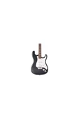 Elektro Gitar M.work Siyah Beyazı + Yedek Tel + Kılıf + Pena - 2