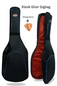 Profesyonel Yüksek Korumalı Klasik Gitar Kılıfı Çanta Gigbag Siyah Softcase Pandura - 1