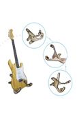 Gitaristlerin Tercihi - Klasik - Akustik - Elektro Elektrik Uyumlu Ahşap Gitar Standı - 7