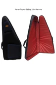 Profesyonel Ultra Koruma 1. Sınıf Su Geçirmez 20 Mm Pedli Kanun Gigbag Kılıfı Taşıma Çantası - 1