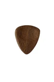Profesyonel Ahşap Gitar Ukulele Penası Wooden Guitar Picks Ceviz Ağacı thumbnail 3
